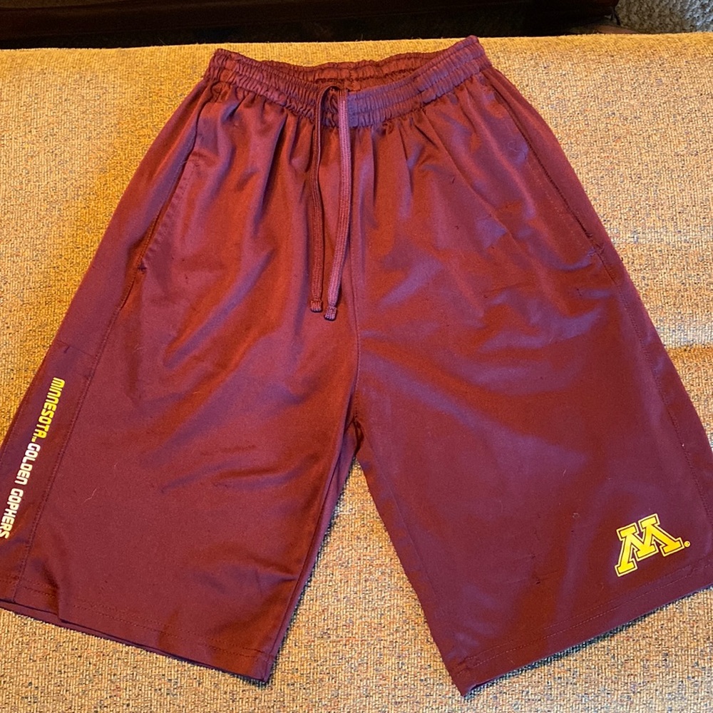 Men’s size small, Minnesota Golden Gooher shorts